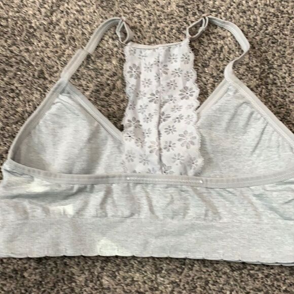 Aeropostale Gray Racerback Bra - Small - Picture 2 of 3